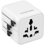 CANYON Travel Adapter OnTour One EU/UK/USA/AUS valge