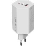 CANYON laadija HEXAGON 65 GaN 65 W 2xPD 1xQC EU valge