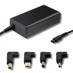 Qoltec 51761 Lenovo jaoks m&otilde;eldud toiteadapter | 65W | 4 pistikut | +toitejuhe