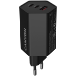 CANYON laadija HEXAGON 65 GaN 65W 2xPD 1xQC EU must
