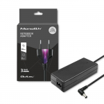 Qoltec 50073,65 W toiteadapter/inverter siseruumidesse, must
