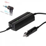 Car notebook power supply Akyga AK-ND-40 19.5V / 3.33A 65W 4.5 x 3.0 mm + pin HP 1.2m