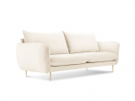 Vienna &mdash; Diivan - Light Beige (Bluvel 22) / Gold Metal