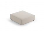 Arendal &mdash; Pouf - Ecru (Casino Sand) / Black Plastic