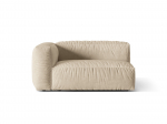Martina &mdash; mooduldiivan - Dark Beige (Boston Trufa) / Black Plastic