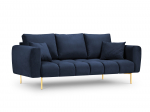 Hastings &mdash; Diivan - Light Blue (Fancy 85) / Gold Metal