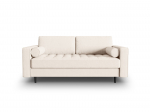 Aspen &mdash; diivan - Dark Beige (Salvador 2) / Black Chrome Metal