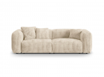 Martina &mdash; diivan - Cappuccino (Monet Cappucino) / Black Plastic