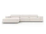 Jodie &mdash; nurgadiivan (284x162x77 cm) - Light Green (LINS 74) / Left