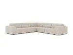 Jennifer &mdash; nurgadiivan (285x285x78 cm) - Anthracite (Eden 21 Black)