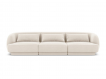 Tulum &mdash; Diivan - Light Beige (Haga 23) / Black Plastic