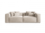 Aveiro &mdash; Diivan - Light Beige (Eden 2 Pearl) / Black Plastic