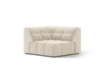 Jennifer &mdash; mooduldiivan (99x99x78 cm) - Light Grey (Eden 18 Grey)
