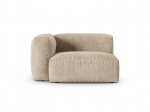 Martina &mdash; mooduldiivan - Dark Beige (Boston Trufa) / Black Plastic / Unknown