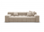 Hawaii &mdash; diivan - Light Beige (Magic Velvet 2201) / Black Plastic
