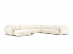 Kaelle &mdash; Panoramic Sofa - Terracotta (Over The Horizon 57) / Black Plastic / Right