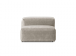 Bergamo &mdash; Moodul - Light Grey (Perla 30) / Black Plastic / Left