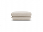 Torino &mdash; Pouf - Sand (Casino Lion) / Black Plastic