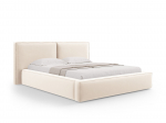 Arendal &mdash; Voodi - Light Blue (Bluvel 06) / Black Plastic