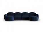 Blair &mdash; Panoramic diivan - Anthracite (Eden 21 Black) / Black Plastic