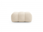 Koge &mdash; Pouf - Dark Beige (Vogue 3) / Black Plastic