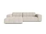 Jennifer &mdash; nurgadiivan (234x167x78 cm) - Anthracite (Eden 21 Black) / Left