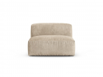 Martina &mdash; mooduldiivan - Grey Beige Melange (Monet Pearl) / Black Plastic