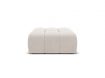 Hawaii &mdash; Pouf - Cappuccino (Magic Velvet 2284) / Black Plastic