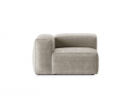 Bergamo &mdash; Moodul - Light Grey (Perla 30) / Black Plastic / Right
