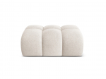 Treno &mdash; Pouf - Light Grey (Eden 18 Grey) / Black Plastic