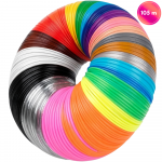 3D-pliiatsi PLA filamentide komplekt 105 m, 21 v&auml;rvi, 1,75 mm l&auml;bim&otilde;&otilde;t, s&otilde;rmekaitsmetega, 3D-pliiatsi t&auml;itefilament, PLA traat 3D-pliiatsile