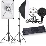 Softbox valgusti komplekt 235 cm, stuudiovalgustus softbox 2 tk komplektis, fotostuudio valgusti komplekt