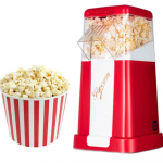 Popkorni masin, punane kuuma &otilde;huga popkorni valmistaja, popkorniaparaat, popkorni valmistamise seade