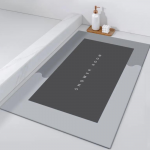Vannitoa vaip 50x80 cm, libisemiskindel vannimatt, vannitoa p&otilde;randavaip