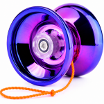 Yo-yo metallist, professionaalne triki-yo-yo n&ouml;&ouml;rtrikkideks, lilla, jojo, trikijojo