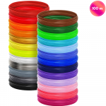 PLA filament 3D-pliiatsile, helendav, 100 m, s&otilde;rmekaitsmega, FantasyHome, 3D-pliiatsi t&auml;itefilament, 3D-pliiatsi PLA traat