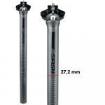 Jalgratta sadulaposti toru 27,2 mm x 350 mm s&uuml;sinikust, &uuml;mmarguse ja ovaalse siiniga &uuml;hilduv, jalgratta sadulapost, s&uuml;sinikust sadulapost