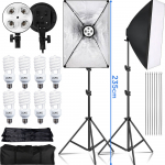 Softbox valgustuskomplekt 235 cm, softbox valgus 2 tk/komplekt, stuudiovalguse komplekt, softbox komplekt, softbox stuudiovalgus, softbox lampide komplekt, stuudiovalgus 2 tk