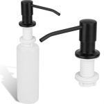 Sisseehitatav vedelseebi dosaator, 500 ml, must, sisseehitatud vedelseebi dosaator, vedelseebi pump, vedelseebi pudelipump