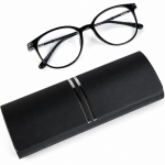 Prillitoos nahast, must prillikarp, etui prillidele