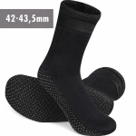 Neopreenist sukeldumissokid 42&ndash;43,5 mm, mustad, libisemiskindla tallaga veesokid, neopreenist ujumissokid, neopreenist rannasokid