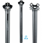 S&uuml;sinikust jalgratta sadulapost 30,8 mm x 350 mm, &uuml;mmarguse ja ovaalse siiniga &uuml;hilduv sadulapost, s&uuml;sinikpost, sadulaposti toru