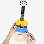 DIY akustiline ukulele komplekt, meisterdatav ukulele komplekt, k&auml;sit&ouml;&ouml; ukulele komplekt