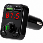 Bluetooth FM saatja autosse, auto FM saatja adapter Bluetooth-helile, Bluetoothiga autohelis&uuml;steemi adapter, auto Bluetooth FM-raadiosaatja