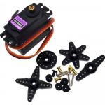RC metallhammasrattaga servo MG996R, 180&deg; p&ouml;&ouml;rdenurgaga metallhammas&uuml;lekandega servo RC mudelitele, RC servo mootor, mudelismi servomootor