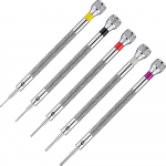 Mini kruvikeerajate komplekt 0,8&ndash;1,6 mm, 5 tk, t&auml;ppis mini kruvikeerajate komplekt, mini kruvikeerajad, t&auml;ppiskruvikeerajad, v&auml;ike kruvikeerajate komplekt