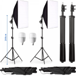 Fotostuudio softbox valgustikomplekt 235 cm, 2 komplekti, fotostuudio valguskomplekt, stuudiovalgustuse softbox komplekt