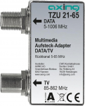 Axing TZU 21-65 multimeedia pistiku adapter jaotur/&uuml;hendaja, TV antenn kaabelmodemi jaoks