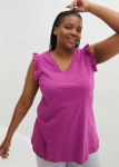 Naiste pluus BPC Collection, roosa, volangidega