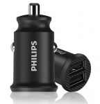 Philipsi kahekordne USB A-t&uuml;&uuml;pi autolaadija